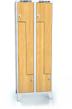 Kleiderschränke mit doppelwandige Tür in Z ALDERA mit Füße 1920 x 700 x 500